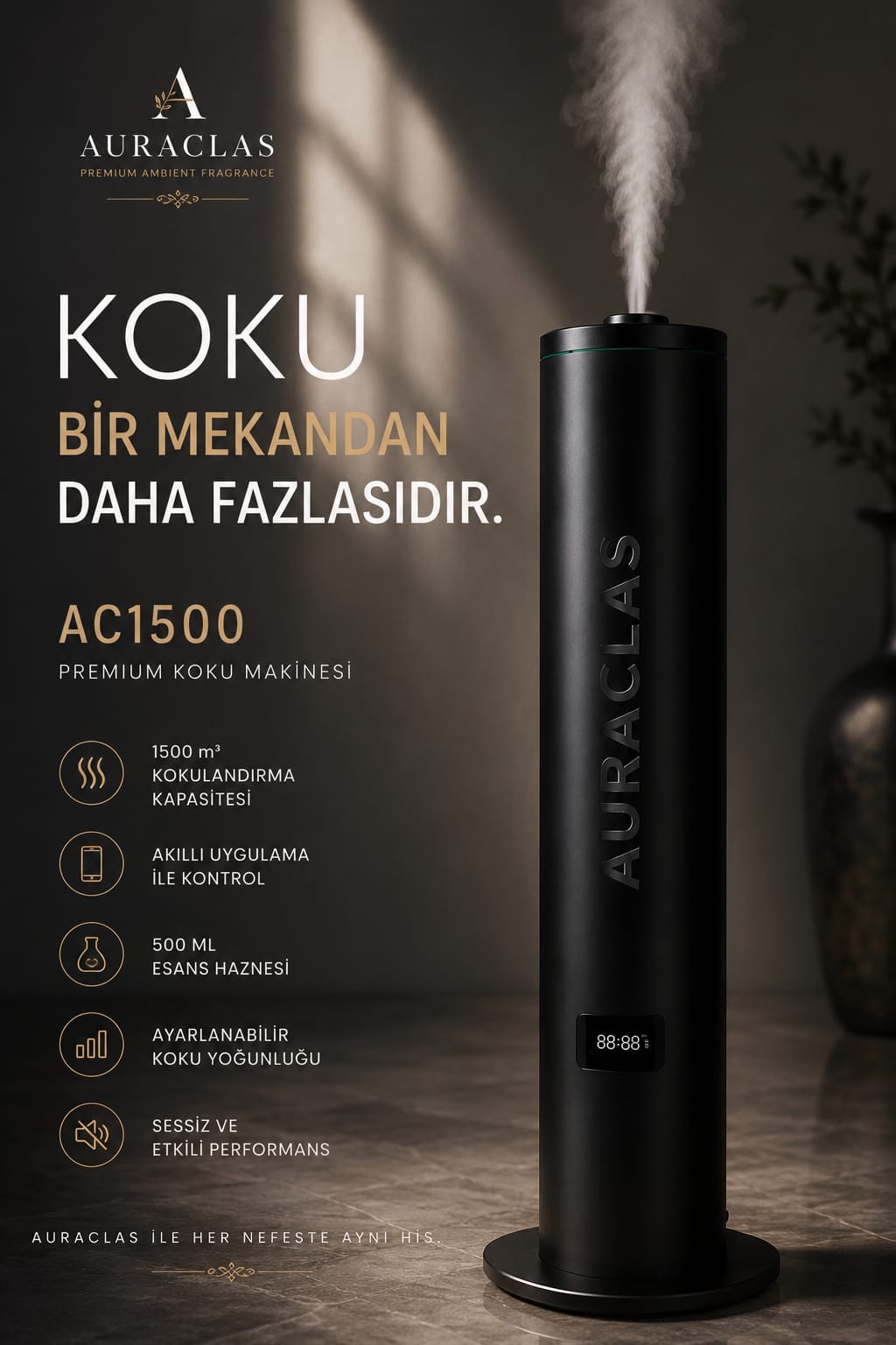 AuraClas AC1500 koku cihazı