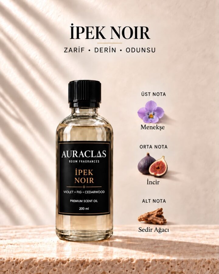 AuraClas İpek Noir koku esansı
